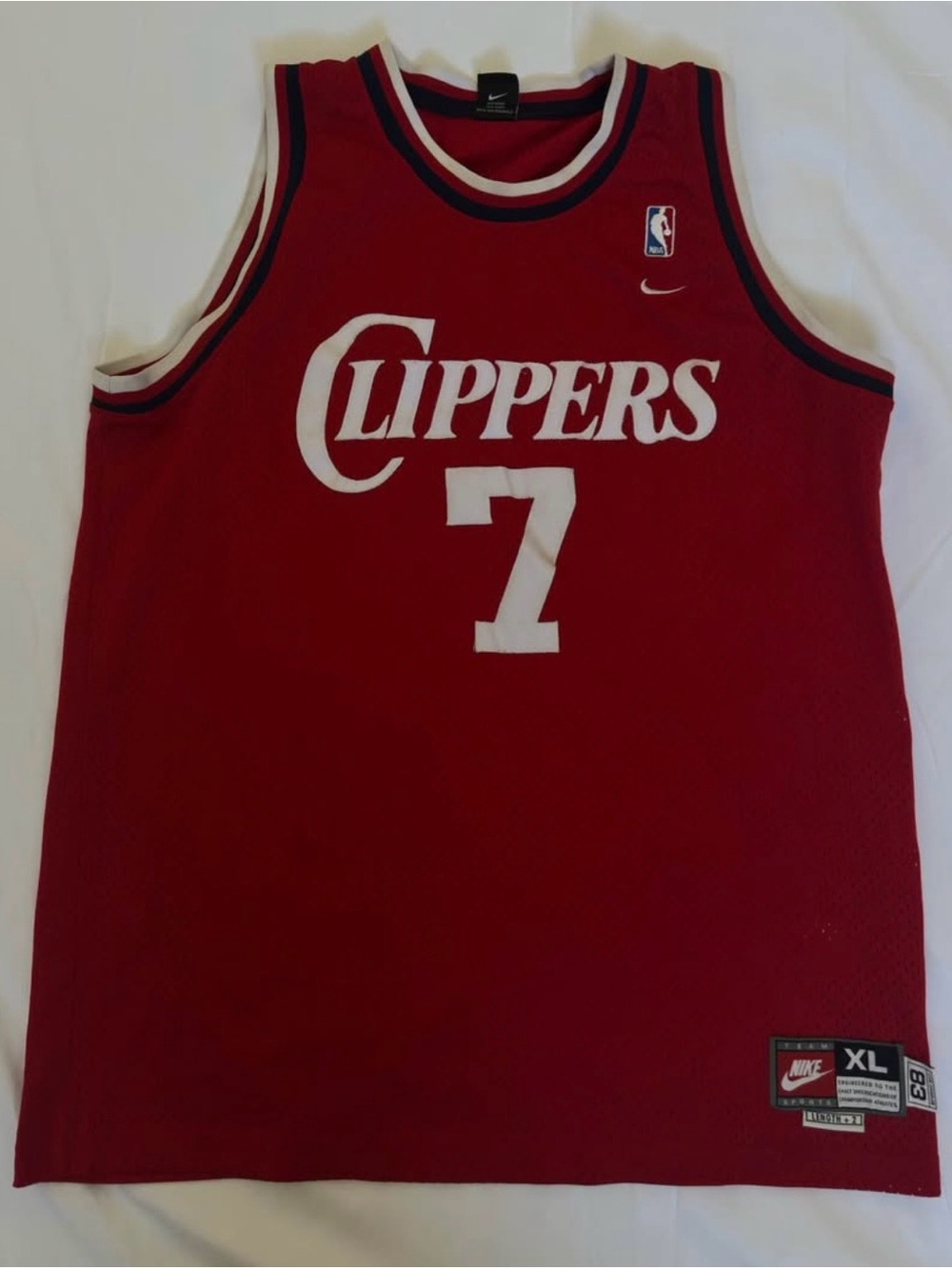 Vintage Nike Los Angeles Clippers Lamar Odom Swingman NBA Basketball Jersey XL
